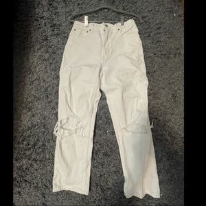 NWOT Abercrombie Ankle High Rise Straight Jean size 28